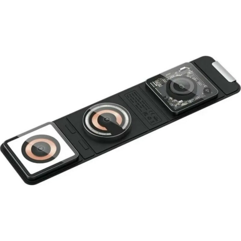 Бездротовий зарядний пристрій Maxco multi-compatiblity 3-in-1 15W Black (MCW-02)