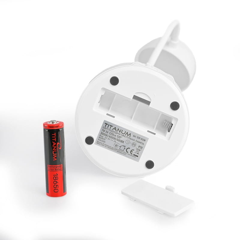 Настільна лампа Titanum 7W White (TLTF-012W)