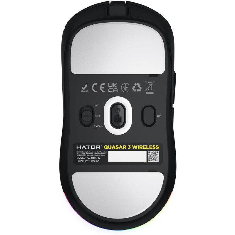 Мышь беспроводная Hator Quasar 3 Wireless Black (HTM730)