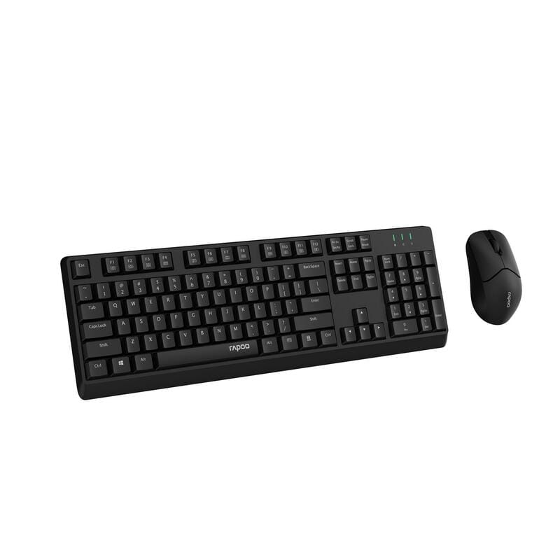 Комплект (клавіатура, миша) бездротовий Rapoo X1500 Wireless Black