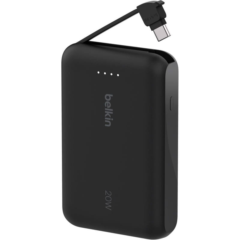 Универсальная мобильная батарея Belkin Power Bank 10000mAh 20W Black (BPB021HQBK)