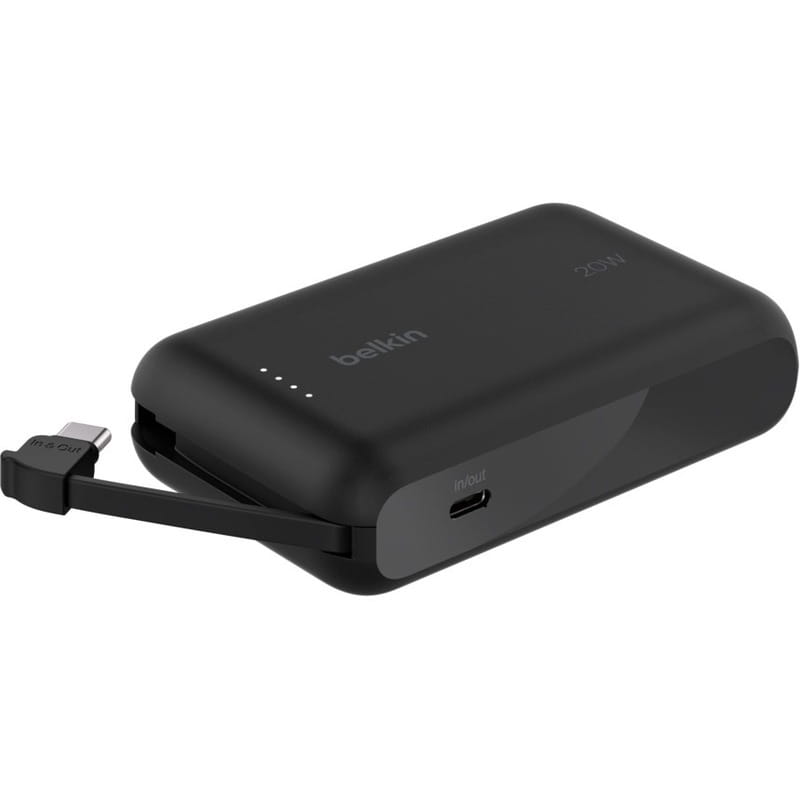Универсальная мобильная батарея Belkin Power Bank 10000mAh 20W Black (BPB021HQBK)