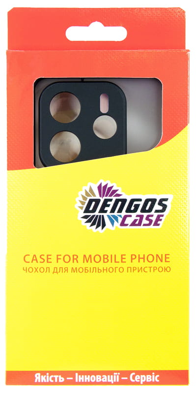 Чохол-накладка Dengos Matt для Xiaomi Redmi Note 14 5G Black (DG-KM-127) + захисне скло