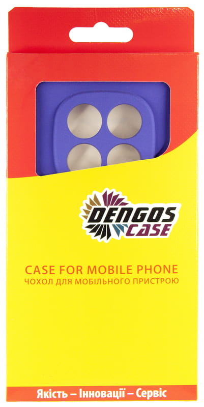 Чeхол-накладка Dengos Carbon для Xiaomi Redmi Note 14 Pro Purple (DG-KM-130) + защитное стекло