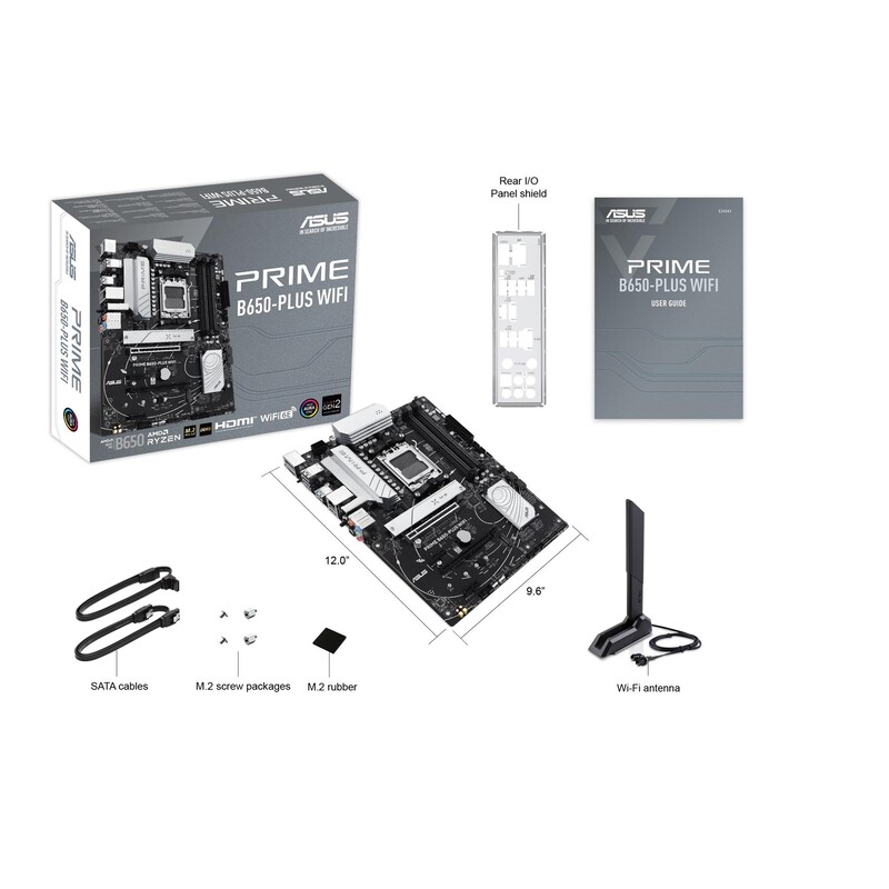 Материнська плата Asus Prime B650-Plus WiFi Socket AM5