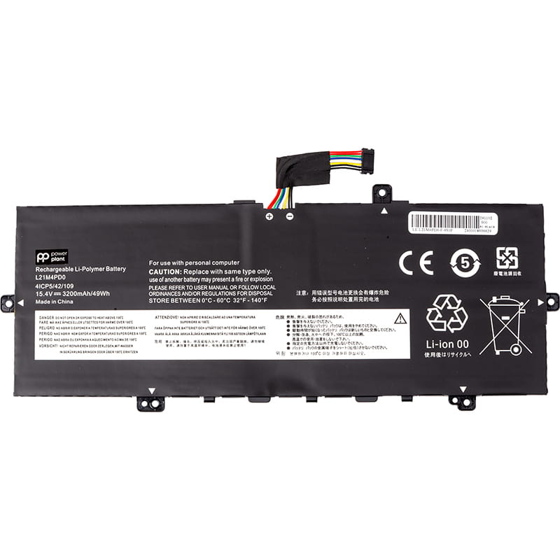 АКБ PowerPlant для ноутбука Lenovo ThinkBook 13x G2 IAP Series (L21M4PD0) 15.4V 3200mAh (NB482504)