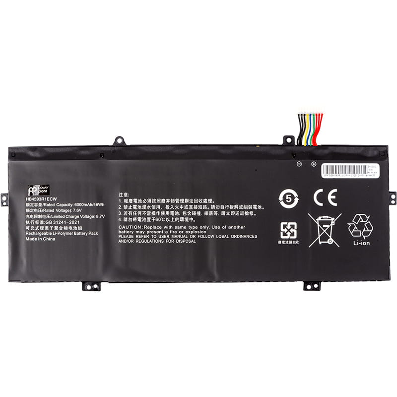 АКБ PowerPlant для ноутбука Huawei Matebook 14" KPL-W00 (HB4593R1ECW) 7.6V 6000mAh (NB400157)