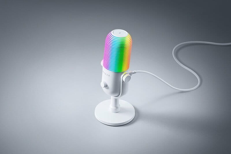 Мікрофон Razer Seiren V3 Chroma White (RZ19-05060200-R3M1)