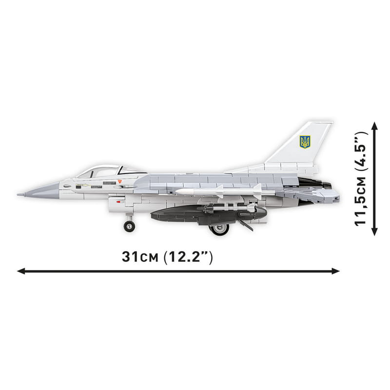 Конструктор COBI Літак F-16AM Fighting Falcon (UA), 500 деталей (COBI-5893)