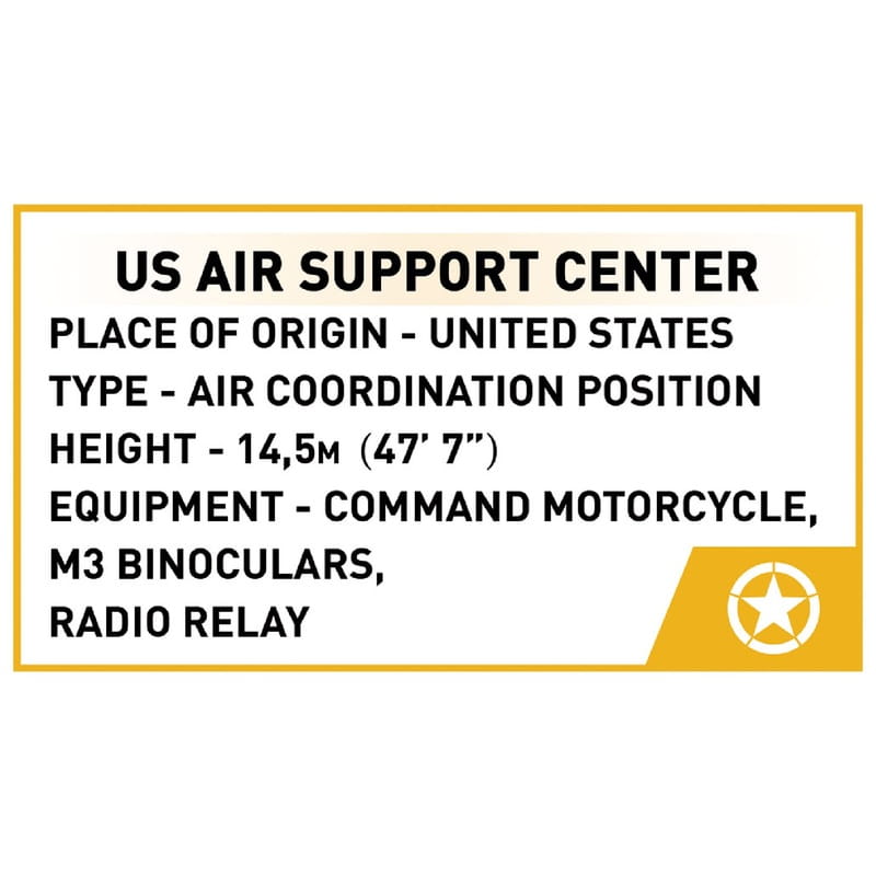 Конструктор COBI Company of Heroes 3 USA Центр Авіапідтримки, 652 деталі (COBI-3042)