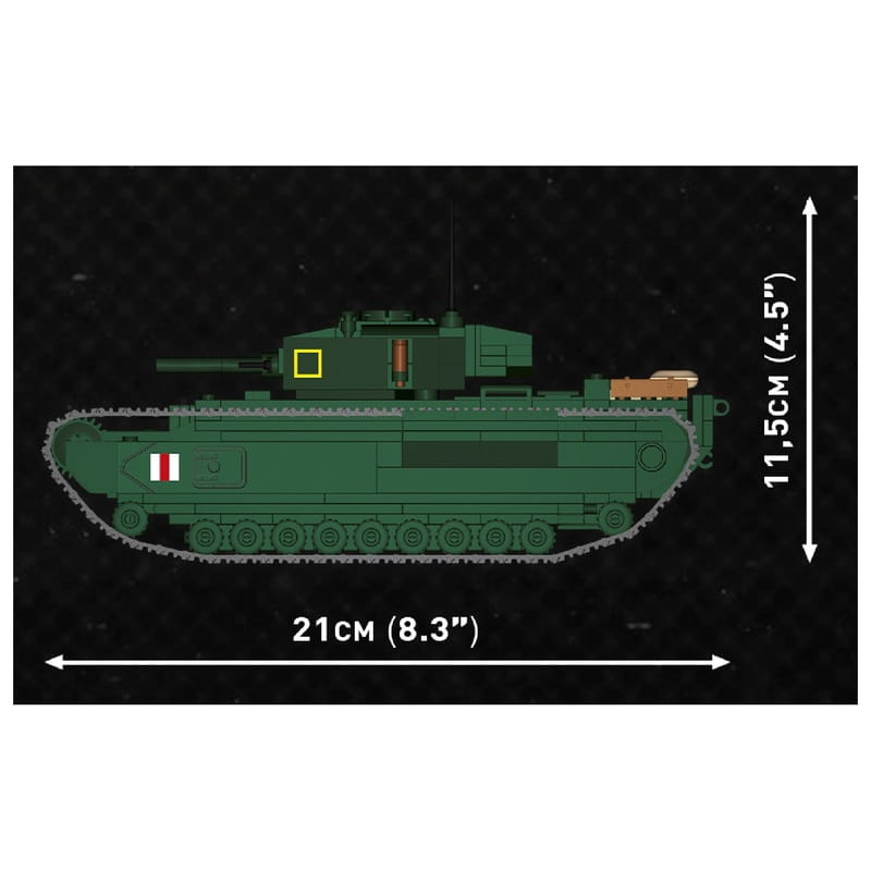 Конструктор COBI Company of Heroes 3 Танк Mk III Черчилль, 654 деталі (COBI-3046)