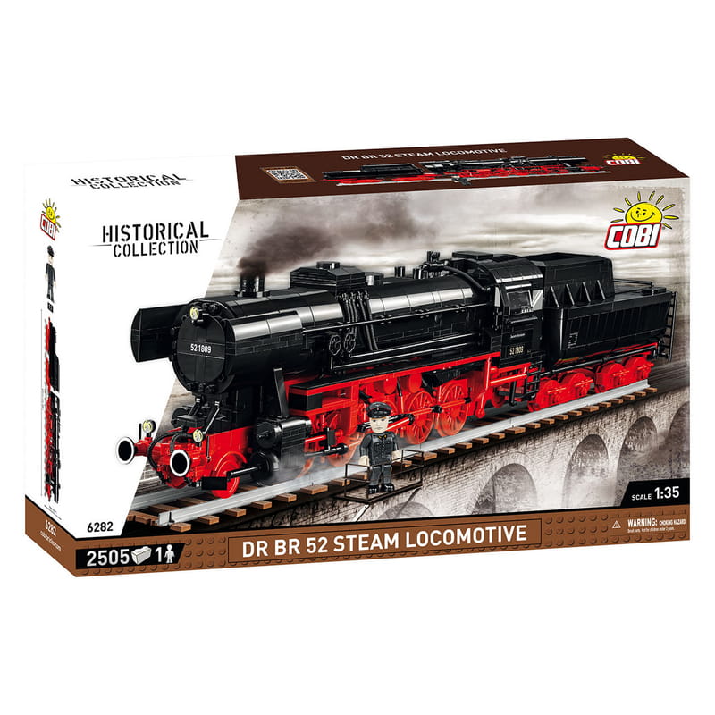 Конструктор COBI Локомотив DR BR Class 52 масштаб 1:35, 2505 деталей (COBI-6282)