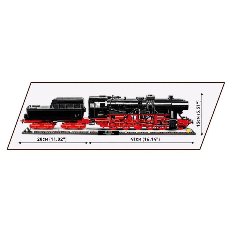 Конструктор COBI Локомотив DR BR Class 52 Ексклюзивний набір масштаб 1:35, 2623 деталей (COBI-6280)