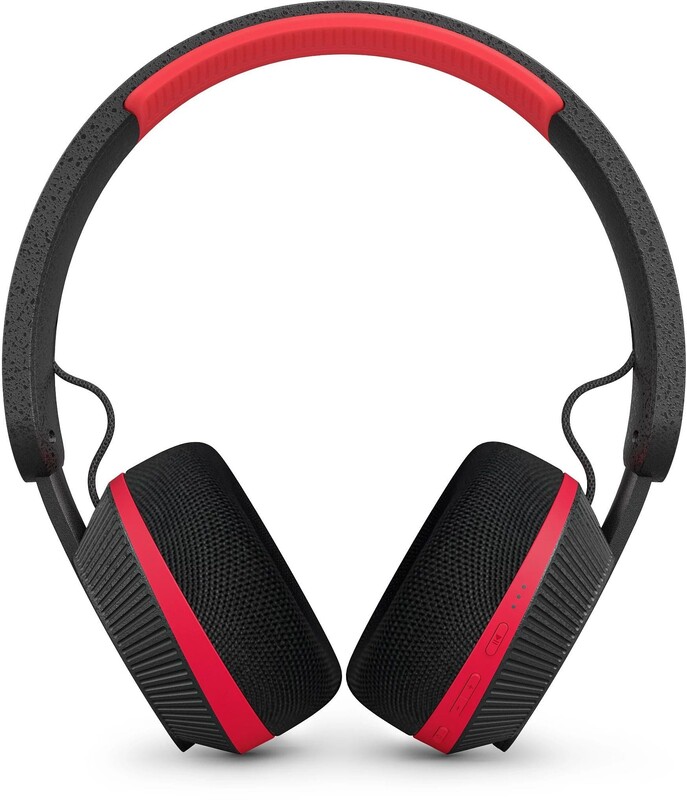 Bluetooth-гарнитура Philips Over-Ear Black Red (TAA6219BK/00)