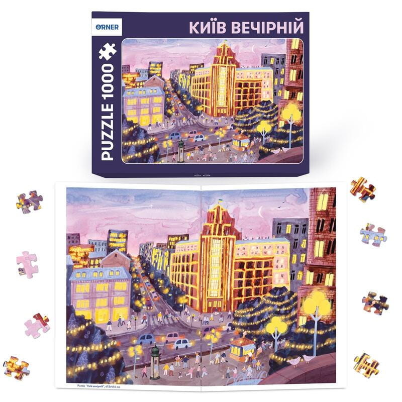 Пазл Orner Київ вечірній 1000 елементів