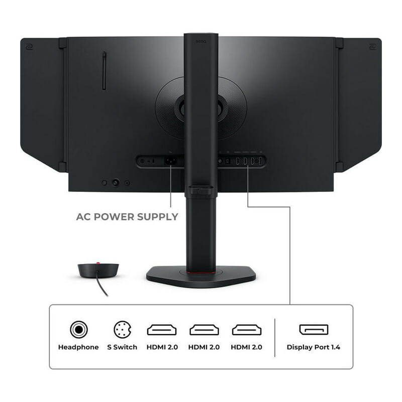 Монитор BenQ 24.1" XL2566X+ (9H.LMRLB.QBE) Dark Gray 400Hz