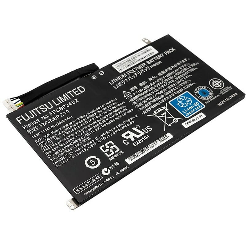 АКБ PowerPlant для ноутбука Fujitsu LifeBook UH552, UH572 (FPCBP345Z) 14.8V 2840mAh (original) (NB450114)
