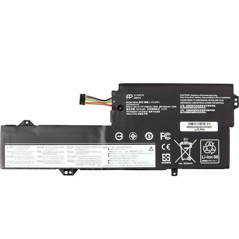 АКБ PowerPlant для ноутбука Lenovo Ideapad Yoga 720-12IKB (L17L3P61) 11.52V 3166mAh (NB482535)