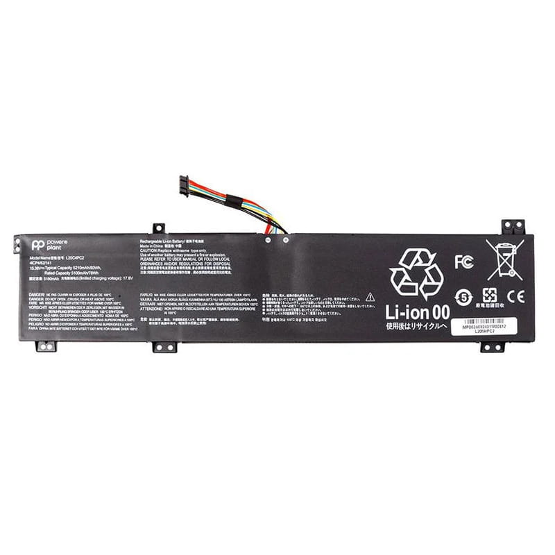 АКБ PowerPlant для ноутбука Lenovo Legion 5-17ITH6 82JN Series (L20C4PC2) 15.36V 5210mAh (NB482610)