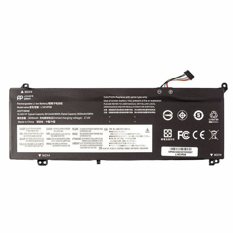 АКБ PowerPlant для ноутбука Lenovo ThinkBook 14 G2 (L19C4PDB) 15.44V 3830mAh (NB482597)