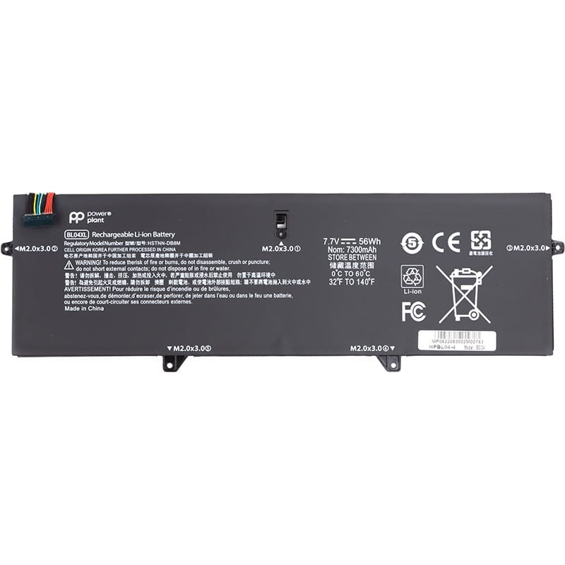 АКБ PowerPlant для ноутбука HP EliteBook X360 1040 G5 (BL04XL) 7.7V 7300mAh (NB461882)