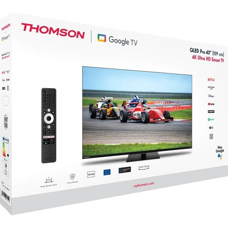 Телевізор Thomson Google TV 43" UHD 43QG7C14