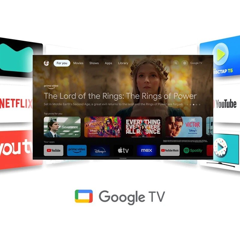 Телевізор Thomson Google TV 43" UHD 43QG7C14