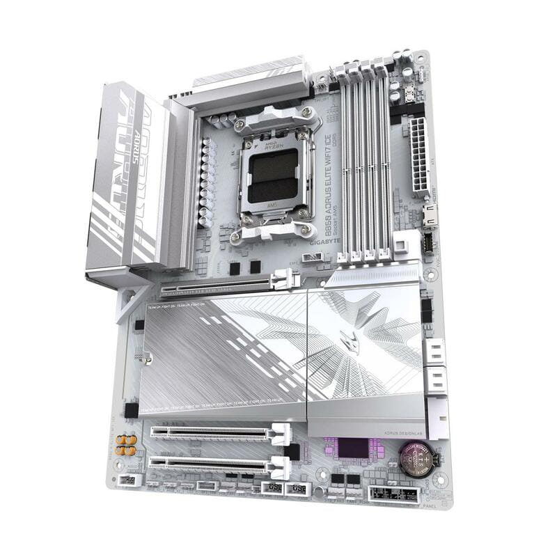 Материнська плата Gigabyte B850 Aorus Elite WiFi7 Ice Socket AM5