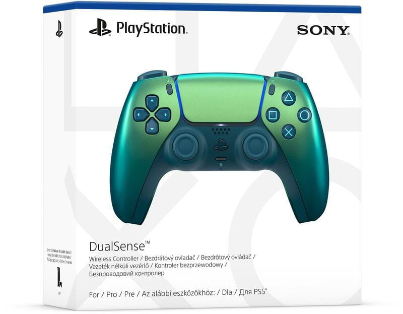 Геймпад бездротовий Sony PlayStation 5 DualSense Chrome Teal (1000044474)