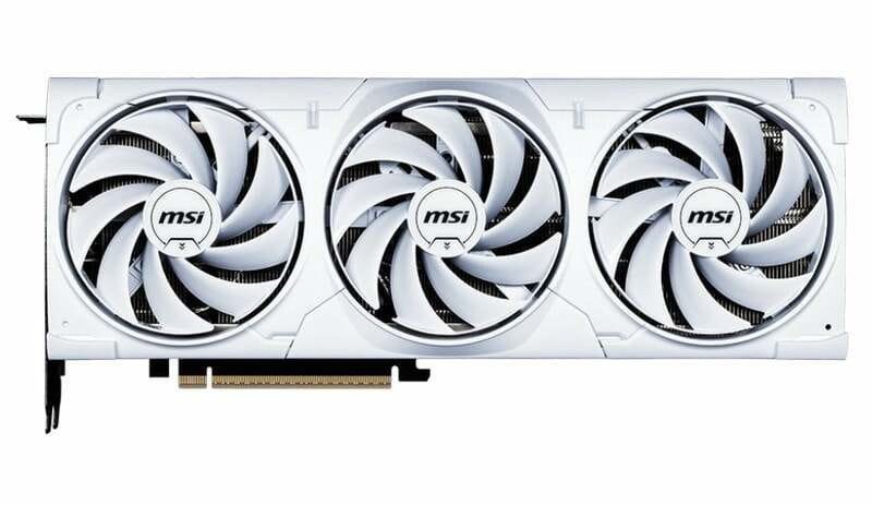 Видеокарта GF RTX 5080 16GB GDDR7 Ventus 3X OC White MSI (GeForce RTX 5080 16G VENTUS 3X OC WHITE)