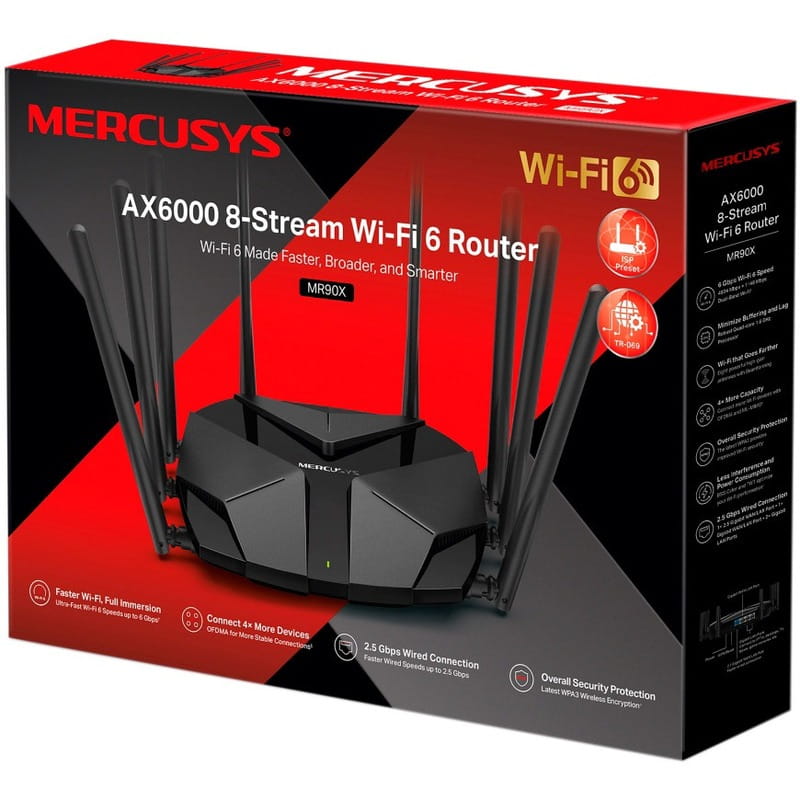 Бездротовий маршрутизатор Mercusys MR90X