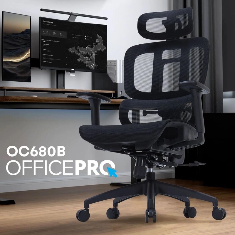 Крісло офісне Officepro OC680B Black