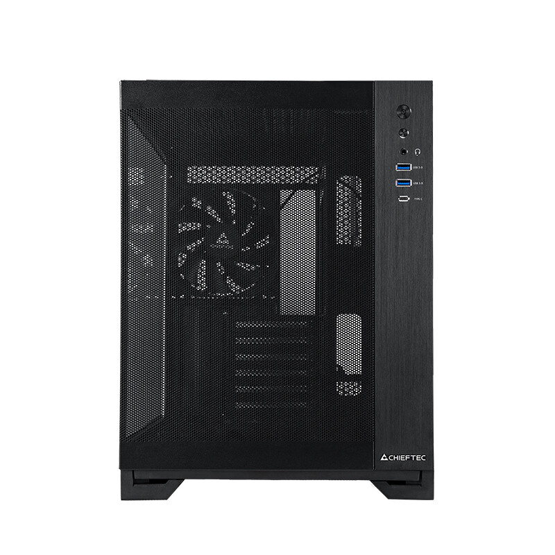 Корпус Chieftec Visio Air Black (GM-30B-M-OP) Без БП