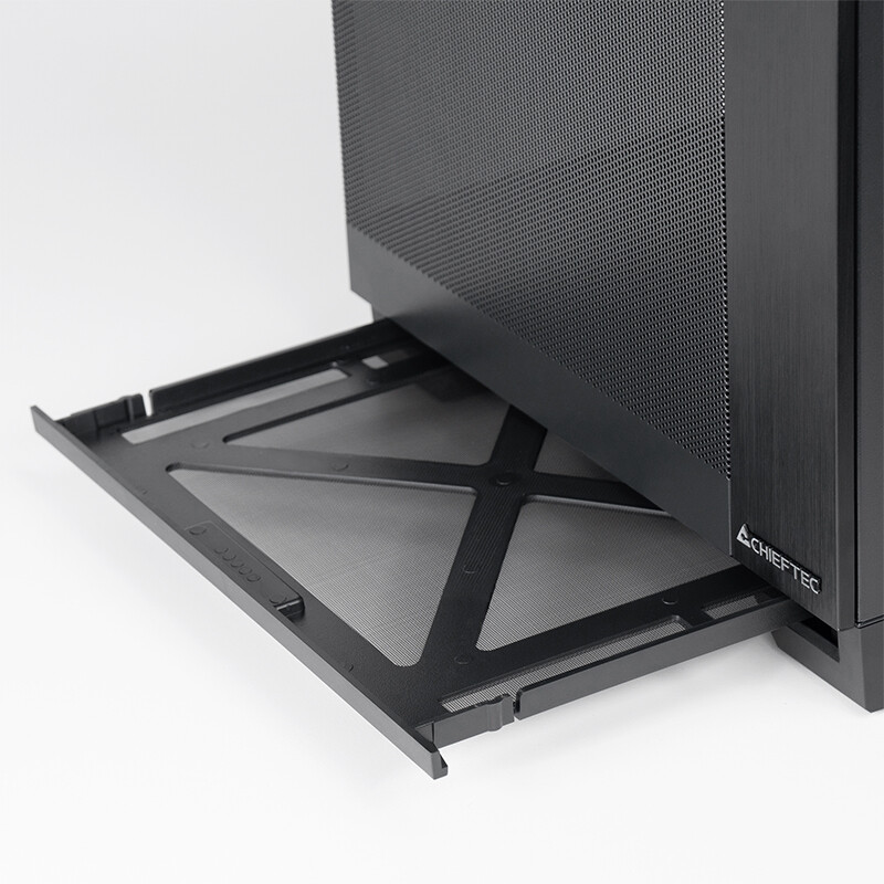 Корпус Chieftec Visio Air Black (GM-30B-M-OP) Без БП
