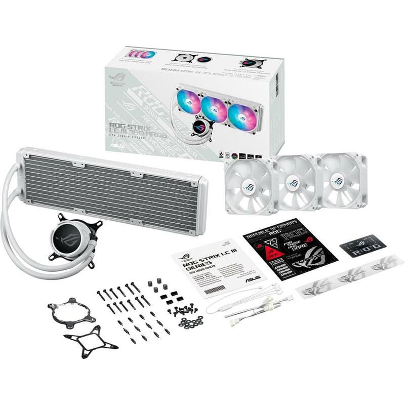 Система водяного охолодження Asus ROG Strix LC III 360 ARGB White (90RC00T2-M0UAY0)
