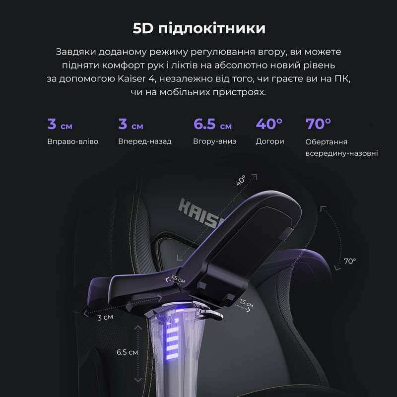 Крісло для геймерів Anda Seat Kaiser 4 Size L Maroon (AD12YDDC-L-20-A-PV/C)