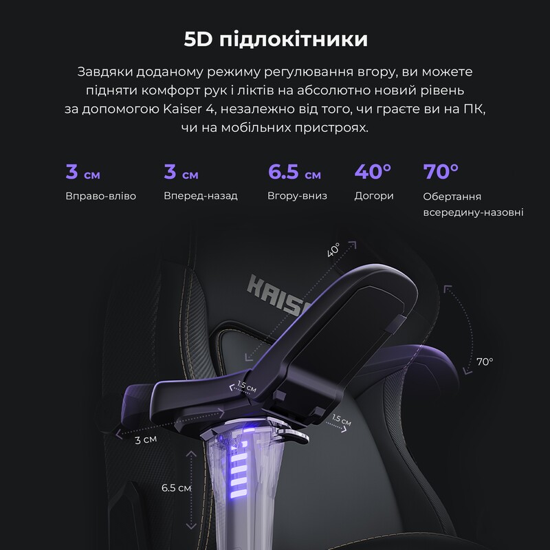 Крісло для геймерів Anda Seat Kaiser 4 Size XL Maroon (AD12YDDC-XLL-20-A-PV/C)