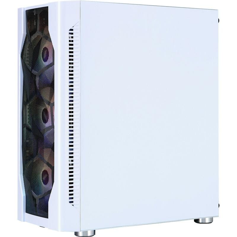 Корпус 1stPlayer D4-WH-4F1-W White без БЖ