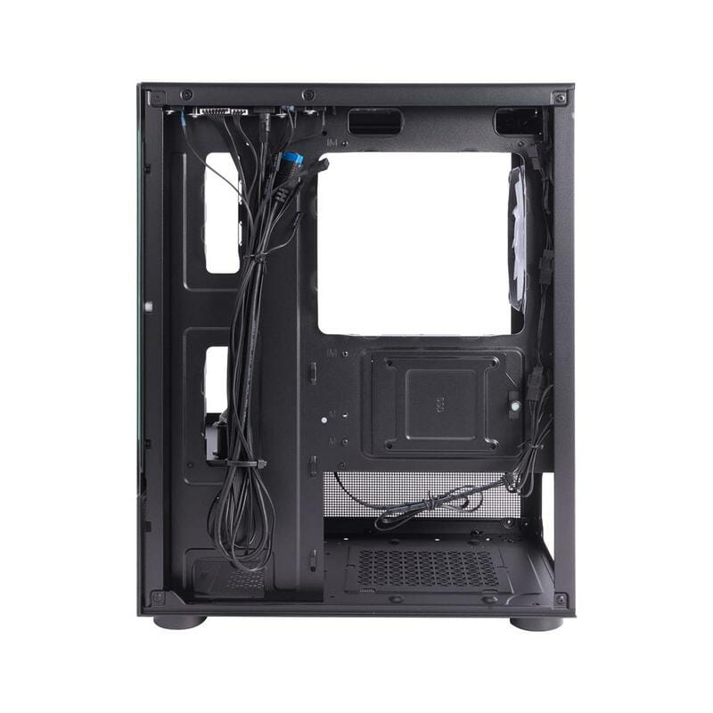 Корпус 1stPlayer Mi2-A-BK-2F7R-1F7 Black без БЖ