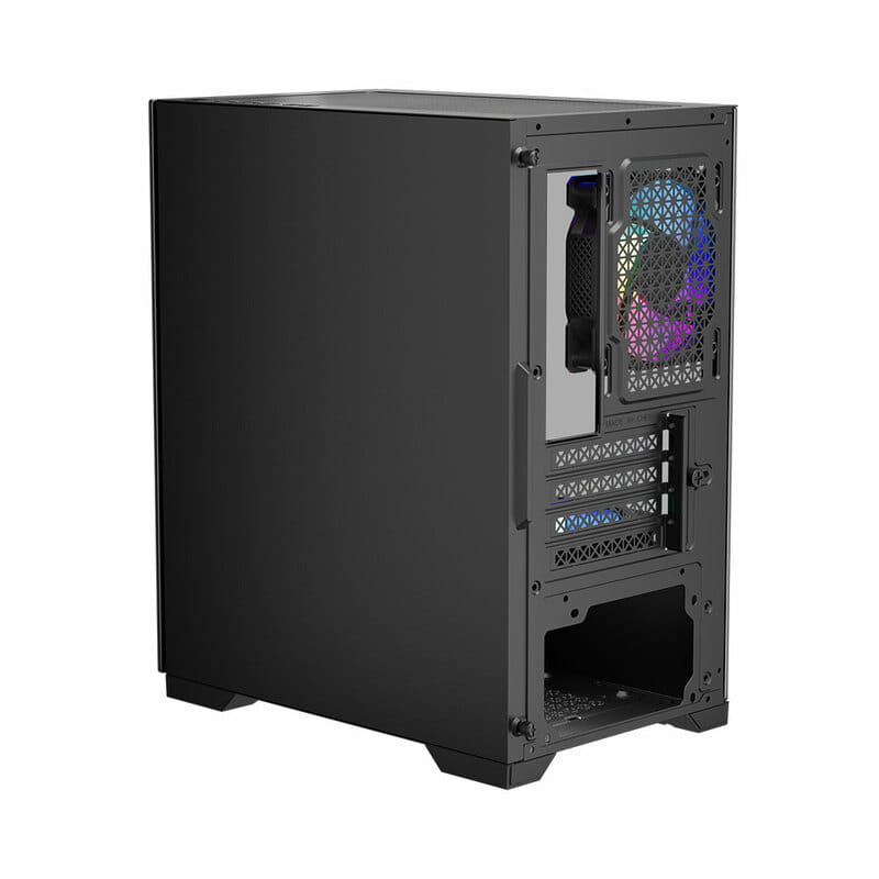 Корпус 1stPlayer X2-M-BK-4F1 Black без БЖ