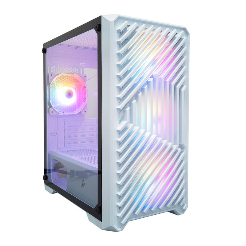 Корпус 1stPlayer T5-WH-4F1-W White без БЖ