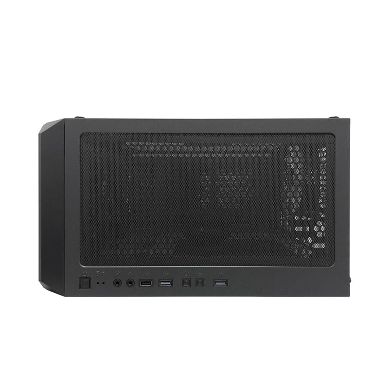 Корпус 1stPlayer T5-BK-4F1 Black без БП