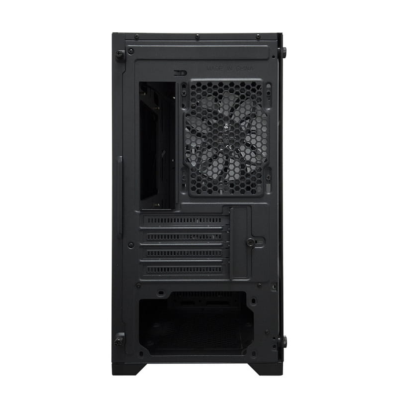 Корпус 1stPlayer T5-BK-4F1 Black без БП