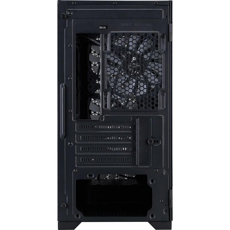 Корпус 1stPlayer T3-BK-4F1 Black без БП