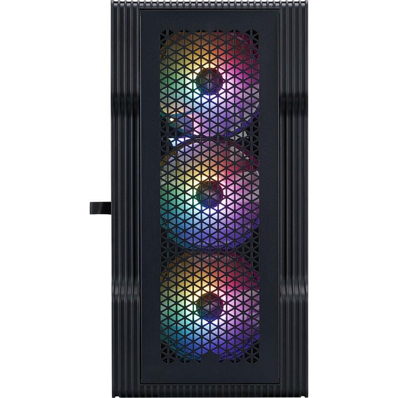 Корпус 1stPlayer T3-BK-4F1 Black без БП