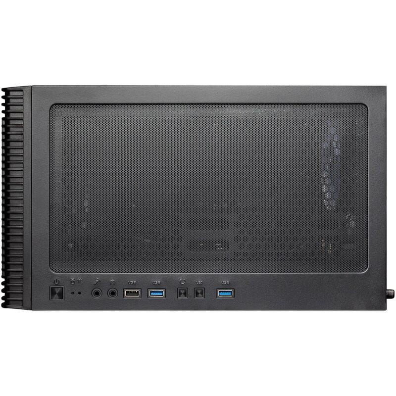 Корпус 1stPlayer T3-BK-4F1 Black без БП