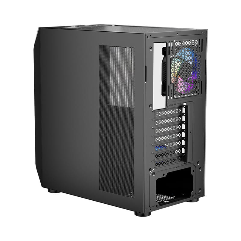 Корпус 1stPlayer AY7-BK-4F1 Black без БП