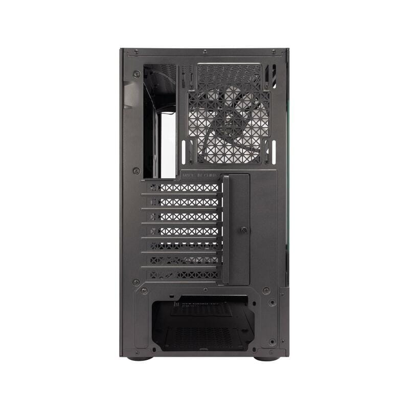 Корпус 1stPlayer Mi7-A-BK-2F7R-1F7 Black без БЖ