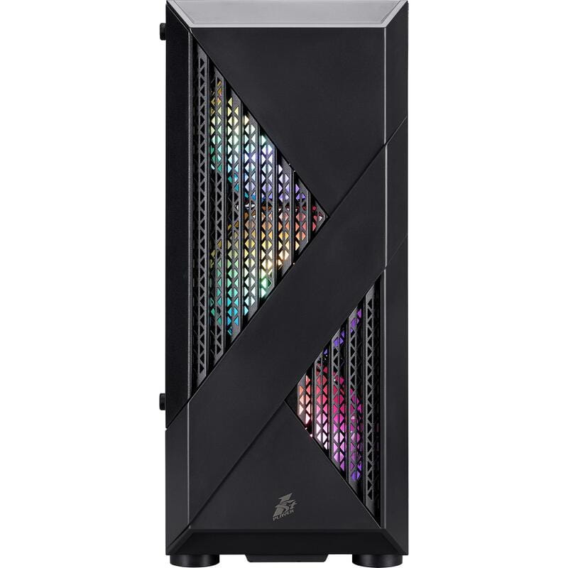 Корпус 1stPlayer F3-A-BK-4F1 Black без БП