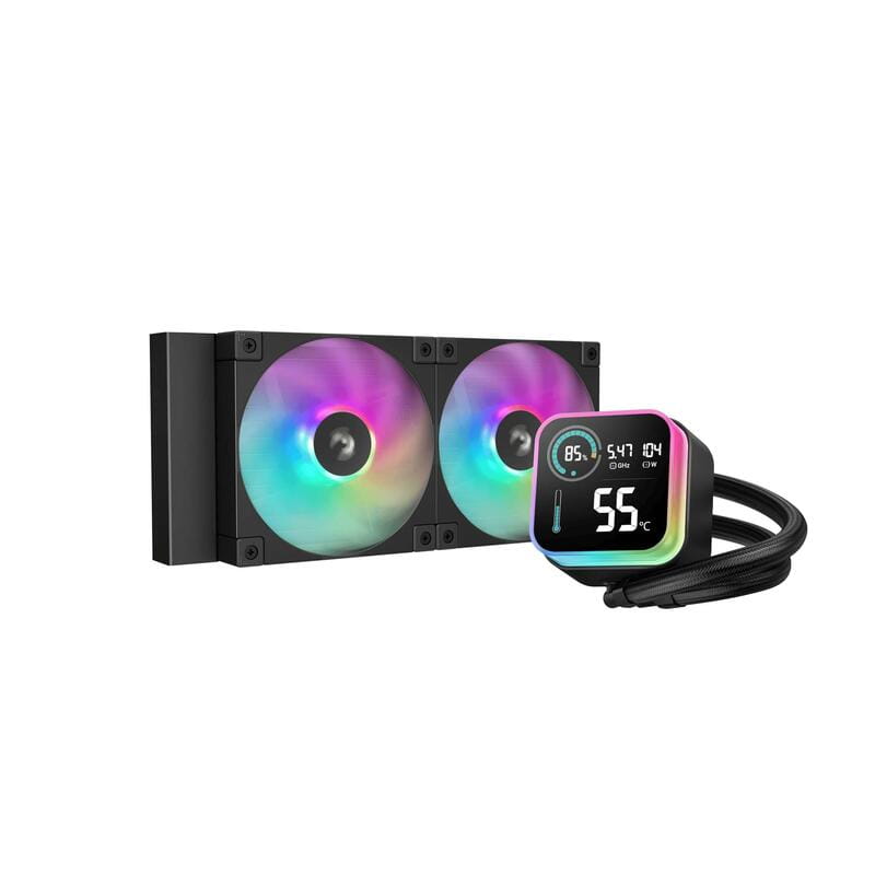 Система водяного охлаждения DeepCool LQ240 Black (R-LQ240-BKLSMW-G-1)